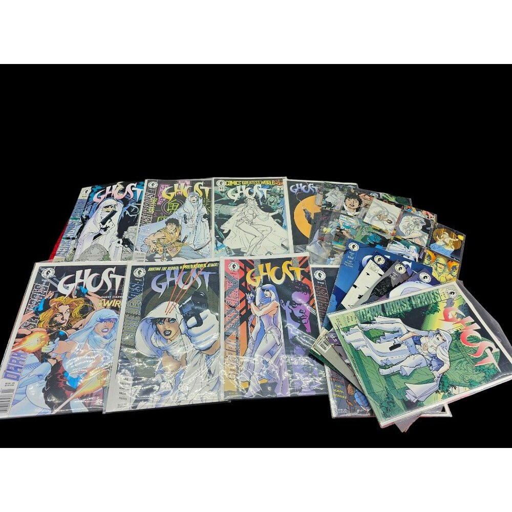 Ghost Comics 1995-1996  Mixed Lot of Trading Cards and‎ Comics